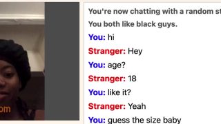 omegle ebony bbc reaction