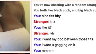 omegle ebony with massive tits pt1