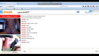 omegle girl makes older man cum