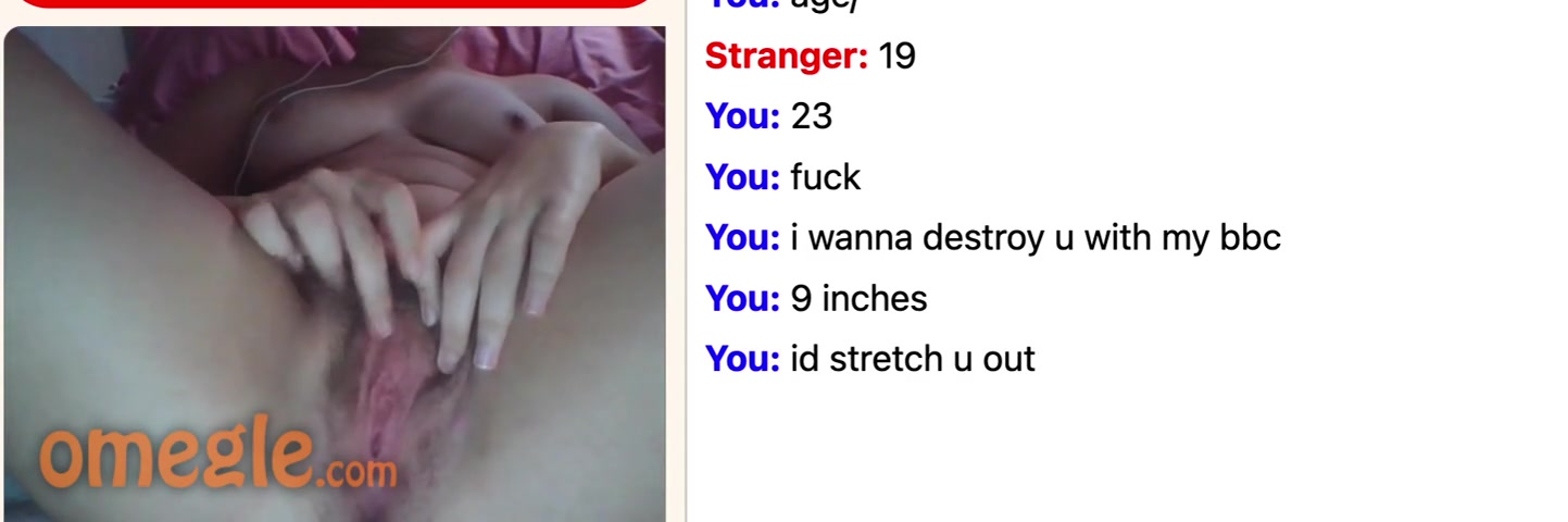 omegle slut cums and moans for bbc (bad sound)