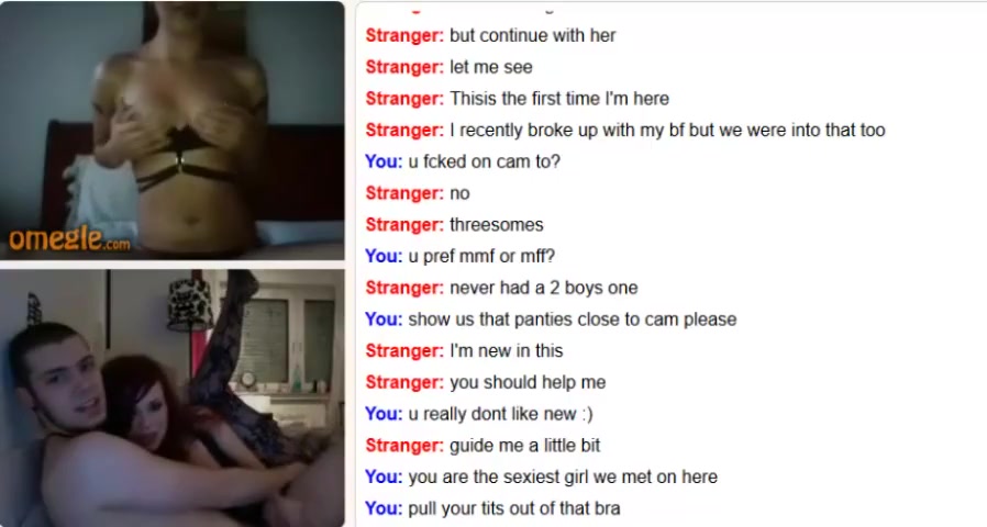 omegle teen girl gets nasty