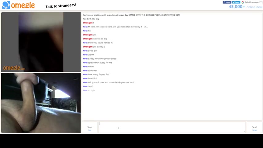 omegle under the sheets