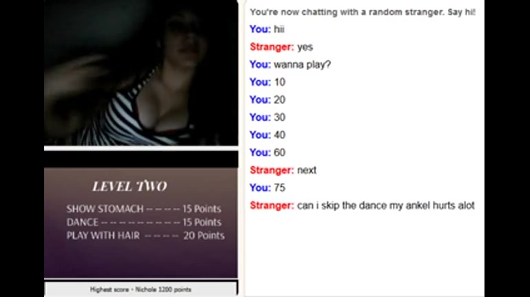 omegle&chatroulette teens bating