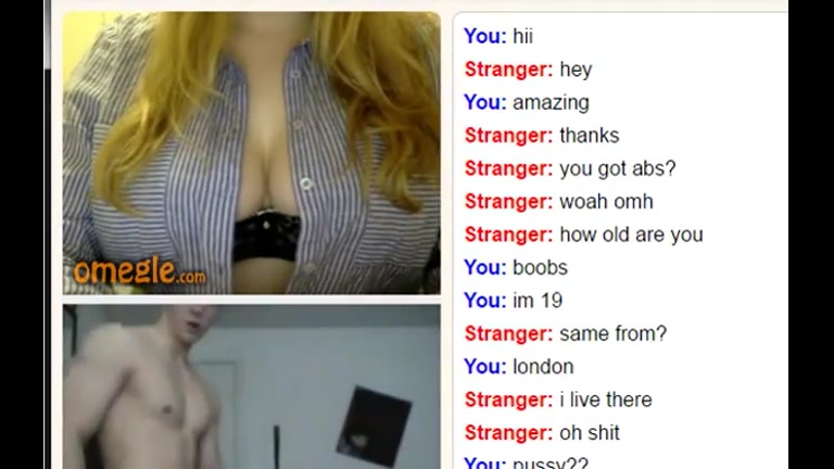 sexy british girl webcam huge boobs on omegle enjoying nipples.mp4