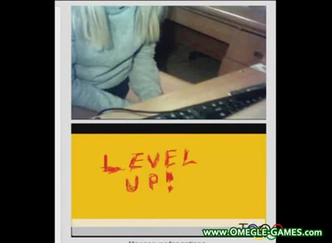 sexy young teen plays omegle game