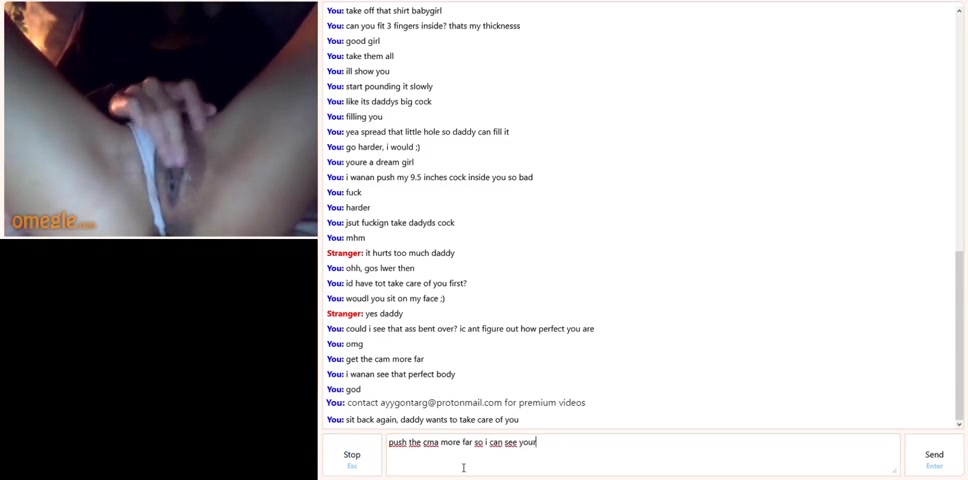 slut is wet on omegle