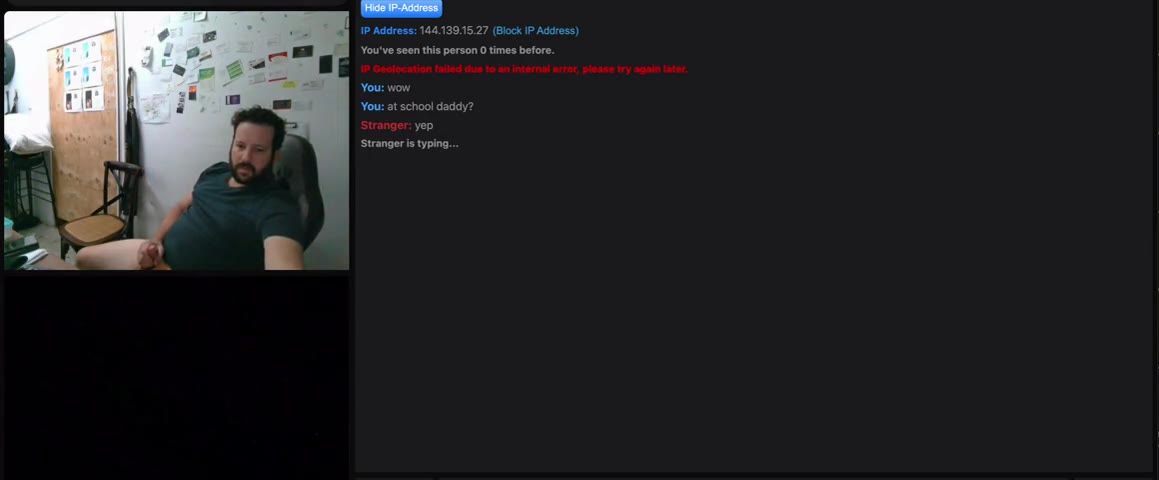 teacher masturbates on omegle