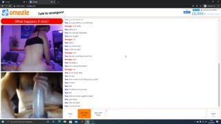 [Omegle Porn] Huge Dick & Cum 4 Teen /w Athletic Butt